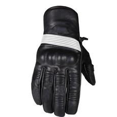 Jackets 4 Bikes 남성용 오토바이 장갑 프리미엄 가죽 거리 보호 크루저 젤 패딩 운전 라이딩 바이커 블랙 화이트 XXL 핫템 잇템, XX-Large, 블랙화이트