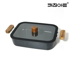 [키친아트] 포르트 인덕션 사각 전골 냄비 28cm, 선택:01.포르트 인덕션 사각 전골냄비 28cm, 상세 설명 참조