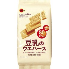 부르본 BOURBON 두유 웨하스 16개입 x 6봉지, 1세트