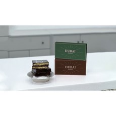 두바이 초콜릿 &피스타치오& 카다이프 대체 상품 아삭아삭한 버마셀리와 2구 만들기 재료 키트 7종 구성품, 1개