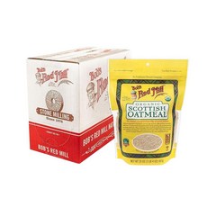 bob's red mill 스코틀랜드 오트밀 (4팩) Scottish Oatmeal (4 Pack), 1개, 2.45kg