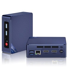Beelink S12 Pro 미니 PC 인텔 12세대 알더 레이크-N100 16GB RAM 500GB SSD 4K 듀얼 디스플레이 WiFi 6/BT5.2 홈 오피스용, black