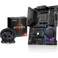 INLAND 마이크로 센터 AMD Ryzen 7 7800X3D 8Core 16Thread 데스크탑 프로세서 번들MSI PRO X670P WiFi Pro Series 마더보드 포함, AMD Ryzen 5 5600X + MSI MPG B5, 1개