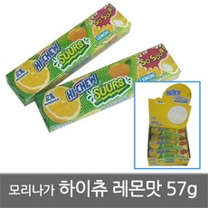 모리나가 하이츄 캬라멜 스틱형 (레몬맛) -57g, 57g, 1개