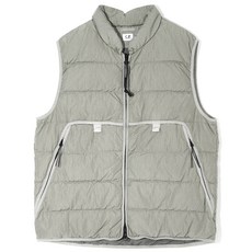(정품)CP COMPANY 23FW Eco-Chrome R Down Vest (15CMOW030A 006369G 335) (에코-크롬 다운 베스트)