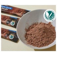 씨투엠 물염색약 코코아 COCOA 컬러 파우더 비건 (6포입)(12포입)60g, 6포, 자연갈색