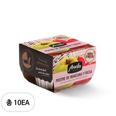 아넬라 생과일 프리미엄 디저트 과일퓨레 2p, 딸기, 200g, 10개