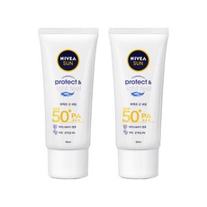 니베아 선 프로텍트 앤 라이트필 퍼펙트 선 세럼 90ml x2개, 90ml*2개