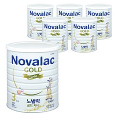 노발락 골드 지니 분유 3단계, 800g, 6개