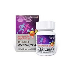 [클레오본사] 요오드V4(브이4) 영양제 셀레늄 비타민 요오드 아연 비타민D 비타민B 갑상선 면역기능 생리불규칙 가족 종합영양제, 2개월 60정