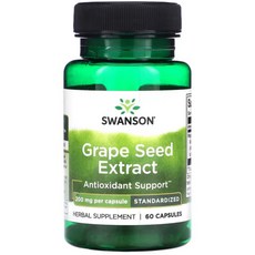 스완슨 포도씨추출물 200mg 60정, 1개