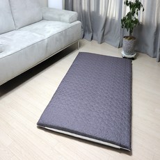 인터카마 순면 TC 양면 요매트+솜포함 S SS Q 100%자체제작, 2-6 양면 차콜