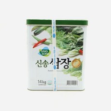 (미강착한먹거리)신송 쌈장 말통 14kg WJ, 1개