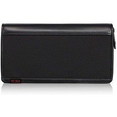 TUMI-남성용 RFID ID 잠금 장치가있는 Alpha Zip-Around 여행용 지갑-블랙
