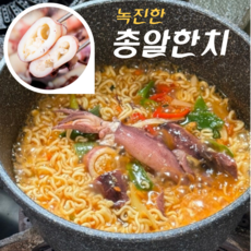 [신선보장] 한입에 쏙 통찜용 구룡포 총알한치, 2개, 1팩 500g (15-25미)