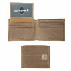  Carhartt 남성용 빌폴드 지갑 레거시 블랙 원 사이즈 