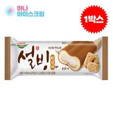 롯데푸드 설빙인절미바 한박스 아이스크림, 70ml, 40개