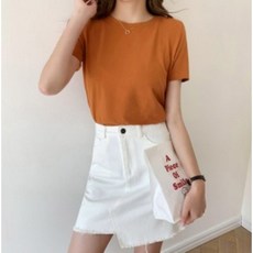 포플러앤씨 여성용 조이 반팔 티셔츠