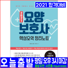 예문사 요양보호사 핵심요약 정리노트(핵심이론 빈출오답 예상문제 최신기출문제 해설수록)(2021 김맹룡 김창현 이혜진 자격증 시험대비 책 교재)