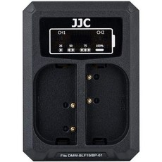 JJC DMW BLF19 BLK22 배터리 충전기 USB 파나소닉 루믹스 DC GH7 GH6 GH5 II S GH4 S9 S5 IIX G9 미러리스 카메라, For Panasonic DMW-BLF19/ DMW-B