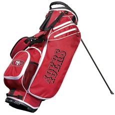 Team Golf NFL 버디 스탠드 골프 백 경량 14방향 클럽 칸막이 스프링 액션 스탠드 벨크로 장갑 및 우산 홀더 패딩 핸들, Miami Dolphins
