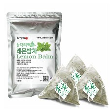 자연초 레몬밤차 삼각티백 50티백, 4개