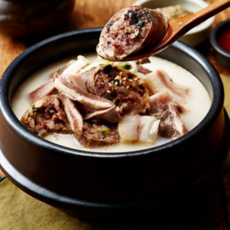 걸앤맘밥상 저녁메뉴 주말메뉴 맛있고 든든한 한끼 가마솥 국내산 사골 순대국 580g, 순대국 580g (다대기포함) 5팩