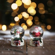 [텐바이텐] 크리스마스 미니 스노우볼 워터볼 S - sd112 막스(MARKS), sd112-B  santa claus