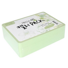 종이문화 헬로우아트캘리팩 스므스 카드, 24 그린, 500매입