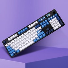 몬스타기어 닌자 104PRO 블랙 공장풀윤활 (후르츠피치/페르시안) 저소음 커스텀키보드