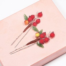 에끌 비녀 한복장신구 헤어 뒤꽂이한복장신구 헤어 뒤꽂이상과자개 귀요미 학생 심플머리 비녀한복 비녀 고풍 일상 초선녀 머리-10784