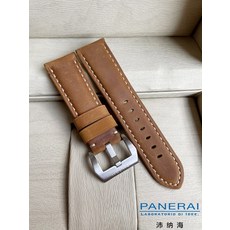 파네라이 페이 나 바다 가죽 남성용 스트랩 PAM111 441 크레이지 호스 밴드 고대 방식 복원 26 mm