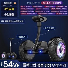 투휠전기보드 스마트 나인봇 전기 균형 자전거, 54v, F.54V 플래그십 블랙 트리플컨트롤, 1개