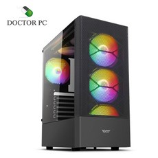 닥터PC 조립컴퓨터 사무용 게임용 조립PC 데스크탑 본체, 11400F+3060+16G, 블랙, 6. 11400F+3060+16G - 11400