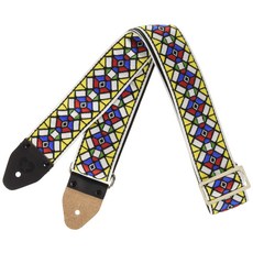Souldier Ace Replica Straps 솔저 기타 스트랩 Stained Glass Yellow VGS486, 1개