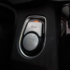 BMW F30 3시리즈 스탑앤고 스타트버튼 포인트 몰딩 호환 용품, 버튼사이드 (실버), 1개