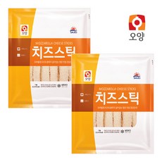 [팔도맛쟁이] 사조오양 쭈욱 늘어나는 치즈스틱, 1kg, 2개
