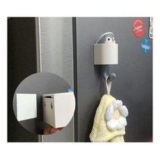 HKX062701그레이 후크 가방 열쇠 홀더 걸이 뚜껑 다람 캐릭터 거치대 생활잡화 문콕방지 디퓨저 수납, 그레이