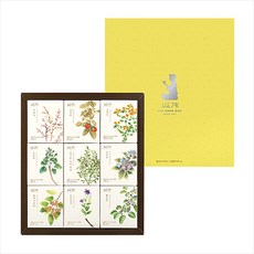 쌍계 클래식 티 박스 선물세트, 전통차 9종으로 구성된 티백 선물세트, 1set