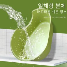 고양이 쓰레기 분지 대형 반폐쇄 고양이 화장실 높이 안티 스플래시 고양이 쓰레기 분지 고양이 쓰레기 패드 안티 쓰레기 고양이 용품, 노란색 59cm, [-크림 바람-증가 확대] 원피스 고양이 쓰레기 삽 보, 1개