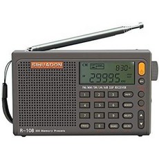 RADIWOW SIHUADON R108 소형 단파 라디오 BCL 휴대용 고감도 수신 FMAMLWSWAir Band 와이드 FM 호환 항공 USB TypeC 충전식 배터리 작동