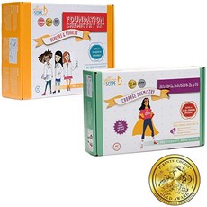 YELLOW SCOPE | Two STEM Kits Bundle:Foundation Chemistry Kit and Acids Bases & pH Kit