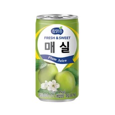 참맑은 매실 175ml x 30캔-3박스(90캔) 주스 업소용 캔음료 과즙, 1개