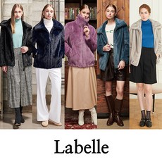 [KT알파쇼핑]라벨르 윙카라 Faux 밍크 코트