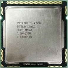인텔 Xeon X3480 3.0GHz 중고 쿼드코어 8스레드 95W CPU 프로세서 8M LGA 1156 626384