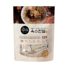 해통령 육수한알 진한맛 자연조미료 휴대용 멸치국물, 100g, 4개