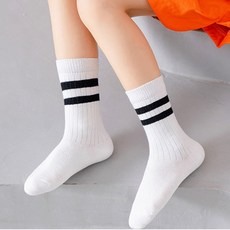 블랙 여성양말 여자양말 패션양말 중목양말 학생양말 면양말 긴목양말 여성용 더블라인 캐주얼양말 20켤레 화이트 무지 데일리 발목양말 정장양말 혼합 남성양말세트 남성