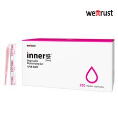 웨트러스트 이너감 인클리어 모이스처라이징젤 200P 200개입 일회용 보습젤 여성청결제, 1.7g