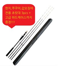 한치 당고 루어 낚시대 초릿대 3pc 하드케이스 증정