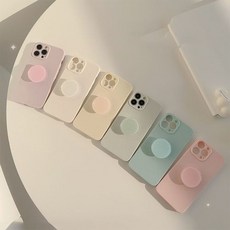 바닐라제이 파스텔 마카롱 젤리 아이폰 케이스 스마트톡 셋트 아이폰11 12 13 14프로